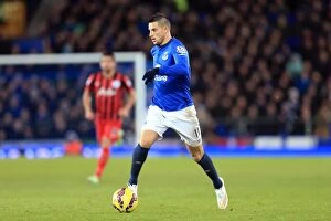 Images Dated 15th December 2014: Mirallas in Action: Everton vs Queens Park Rangers at Goodison Park - Barclays Premier League