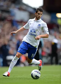 Aston Villa 1 V Everton 3: Villa Park: 25-08-2012 Prints: Mirallas Brace: Everton's 3-1 Victory over Aston Villa (Premier League)