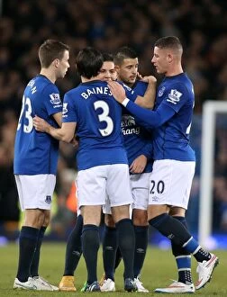 Images Dated 15th December 2014: Mirallas Scores Again: Everton's 2-0 Goal vs. Queens Park Rangers