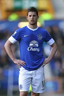 Everton 1 V Fulham 0 : Goodison Park : 27-04-2013 Prints: Mirallas Strike: Everton's 1-0 Victory over Fulham in the Premier League (2013)