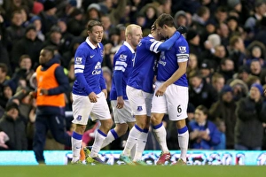 Everton 2 V Aston Villa 1 : Goodison Park : 01-02-2014 Prints: Mirallas Strikes Again: Everton's Second Goal vs