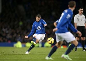 Images Dated 15th December 2014: Mirallas Strikes Back: Everton's Second Goal vs. Queens Park Rangers