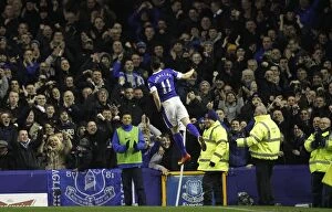 FA Cup : Round 5 Replay : Everton 3 v Oldham Athletic 1 : Goodison Park : 26-02-2013 Collection: Mirallas Strikes First: Everton's FA Cup Opener vs Oldham Athletic (2013)