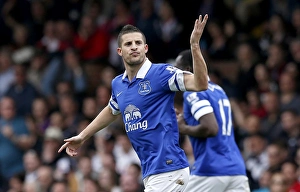 Fulham 1 V Everton 3 : Craven Cottage : 30-03-2014 Prints: Mirallas's Strike: Everton Soars Past Fulham 3-1 (Premier League, March 30, 2014)