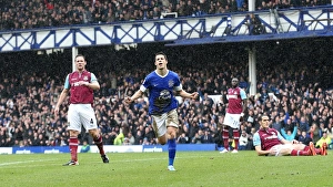 Mirallas's Strike: Everton's Premier League Goal Against West Ham (12-05-2013)