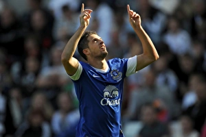 Swansea City 0 V Everton 3 : Liberty Stadium : 22-09-2012 Prints: Mirallas's Thriller: Everton's 3rd Goal vs Swansea City (Liberty Stadium)