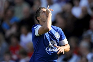 Swansea City 0 V Everton 3 : Liberty Stadium : 22-09-2012 Prints: Mirallas's Thriller: Everton's Game-Changing Goal vs Swansea City (Premier League 2012-13)
