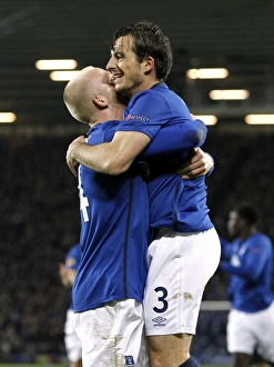 Framed Print : Naismith Scores Third as Everton Defeats Lille in Europa League Framed Print : Naismith Scores Third as Everton Defeats Lille in Europa League
