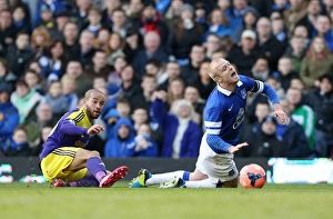 FA Cup Prints: Naismith Wins Controversial Penalty for Everton against Swansea City in FA Cup