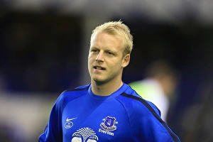 Everton 2 V Newcastle United 2 : Goodison Park : 17-09-2012 Prints: Naismith's Brilliant Performance: Everton vs Newcastle United - A Thrilling 2-2 Draw at Goodison Park (September 17)