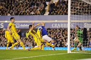 Everton 2 v Crystal Palace 3 : Goodison Park : 16-04-2014 Collection: Naismith's Stunner: Crystal Palace Edge Thrilling 3-2 Premier League Victory at Goodison Park