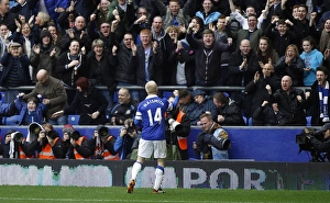 Everton 3 V Arsenal 0 : Goodison Park : 06-04-2014 Prints: Naismith's Stunner: Everton's 3-0 Thriller Against Arsenal (April 6)