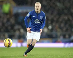 Everton V Stoke City - Goodison Park Prints: Naismith's Thriller: Everton vs Stoke City at Goodison Park, Premier League