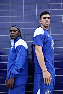 Player Feature Prints: New Faces at Everton: Royston Drenthe and Denis Stracqualursi Welcome to Finch Farm