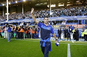 Everton 1 V Manchester United 0 : Goodison Park: 20-08-2012 Prints: New Signing Introduced