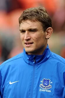 Images Dated 19th July 2012: Nikica Jelavic Scores for Everton in Pre-Season Friendly against Dundee United at Tannadice Park