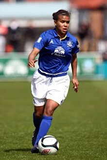 Images Dated 6th May 2012: Nikita Parris Thrilling Performance: Everton Ladies vs. Lincoln Ladies FA WSL Showdown at Arriva