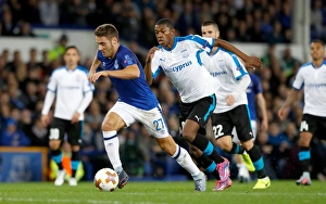 Nikola Vlasic Scores Everton's Second Goal in UEFA Europa League Group E Match against Apollon Limassol at Goodison Park