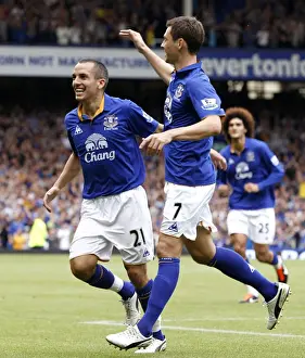 Osman and Bilyaletdinov: Everton's Premier League Goal Celebration (10 September 2011 vs Aston Villa)