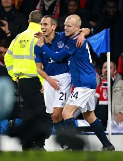 Images Dated 6th November 2014: Osman Scores First Everton Goal in Europa League Clash Against Lille