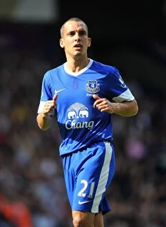 Images Dated 1st September 2012: Osman Sparks 2-0 Everton Victory over West Bromwich Albion in Premier League