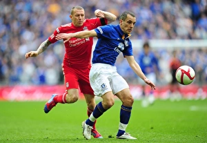 FA Cup - Semi Final - Liverpool V Everton - 14 April 2012 Prints: Osman vs Bellamy: FA Cup Semi-Final Showdown at Wembley Stadium - Everton vs Liverpool