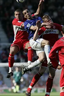 Osman vs Cattermole and Wheater: Intense Rivalry Unfolds at The Riverside Stadium - Everton vs Middlesbrough, FA Barclays Premiership, 2005-06