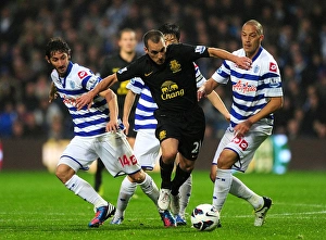 Queens Park Rangers 1 V Everton 1 : Loftus Road : 21-10-2012 Prints: Osman vs. Granero & Zamora: A Battle at Loftus Road - Everton vs