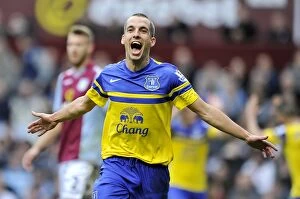 Images Dated 26th October 2013: Osman's Double: Everton's 2-0 Victory Over Aston Villa (Premier League, October 26, 2013)