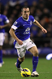 Everton 2 V Tottenham Hotspur 1 : Goodison Park : 09-12-2012 Prints: Osman's Strike: Everton's Triumph Over Tottenham Hotspur in the Premier League (December 9)