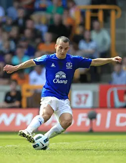 09 April 2011 Wolverhampton Wanderers V Everton Prints: Osman's Unwavering Spirit: Everton's Battle at Molineux (09.04.2011)