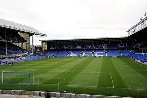 Images Dated 21st August 2010: Panoramic View of Goodison Park: Everton Football Club's Historic Home