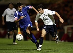 Images Dated 19th September 2006: Peterborough United v Everton Simon Davies - Everton and Peterborough s