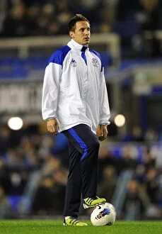 Images Dated 21st March 2012: Phil Jagielka at Goodison Park: Everton vs. Arsenal, Barclays Premier League (21 March 2012)