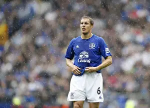 Phil Jagielka at Goodison Park: Everton vs Manchester United - Barclays Premier League (September 11, 2010)
