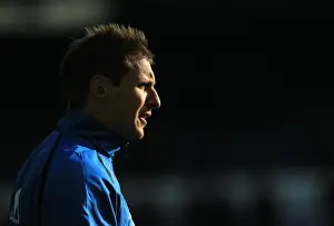 FA Cup Prints: Phil Jagielka Leads Everton in FA Cup Battle Against Chelsea at Goodison Park (29 January 2011)