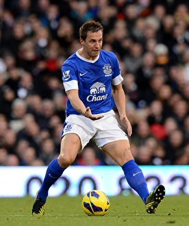 Fulham 2 V Everton 2 : Craven Cottage : 03-11-2012 Prints: Phil Jagielka's Brilliant Performance: Everton's Dramatic 2-2 Comeback Against Fulham (November 3)