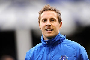 Everton 2 V Sunderland 1 : Goodison Park : 10-11-2012 Prints: Phil Jagielka's Header: Everton's Winning Moment Against Sunderland (10-11-2012)