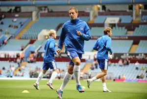 Aston Villa 1 V Everton 3: Villa Park: 25-08-2012 Prints: Phil Jagielka's Leadership: Everton's Triumph over Aston Villa (3-1)