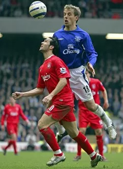 Liverpool v Everton Collection: Phil Neville