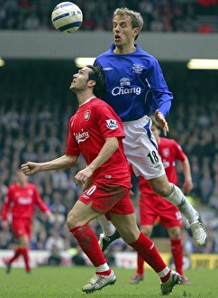 Liverpool v Everton Gallery: Phil Neville