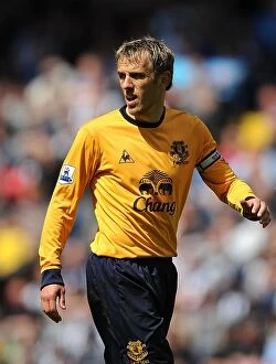 Images Dated 14th May 2011: Phil Neville: Everton Captain in Final BPL Showdown vs West Bromwich Albion at The Hawthorns