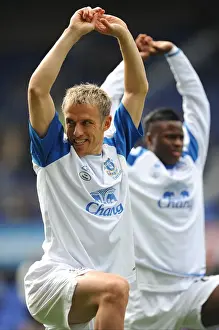 Framed Print : Phil Neville at Goodison Park: Everton vs Blackburn Rovers (Premier League, 16 April 2011) Framed Print : Phil Neville at Goodison Park: Everton vs Blackburn Rovers (Premier League, 16 April 2011)