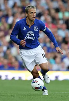 Phil Neville at Goodison Park: Everton's Pre-Season Showdown against Villarreal (August 5, 2011)