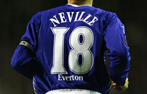 Everton V Metalist Kharkiv Prints: Phil Neville Leads Everton in UEFA Cup Battle Against Metalist Kharkiv at Goodison Park (September 20)