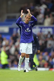 Phil Neville's Emotional Debut: A Homegrown Hero's Heartfelt Thank You to Everton Fans (Everton vs Man Utd)