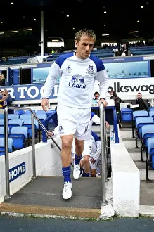 13 May 2012 V Newcastle United, Goodison Park Prints: Phil Neville's Emotional Final Home Game Warm-Up: Everton vs