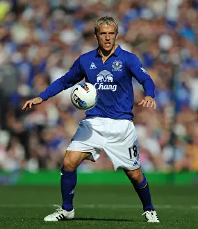 01 October 2011 Everton V Liverpool Prints: Phil Neville's Emotional Homecoming: Everton vs Liverpool (October 1)