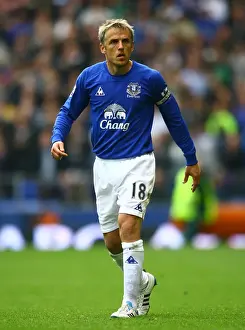 Framed Print : Phil Neville's Epic Showdown: Everton vs Manchester City (07 May 2011) - Goodison Park Battle Framed Print : Phil Neville's Epic Showdown: Everton vs Manchester City (07 May 2011) - Goodison Park Battle