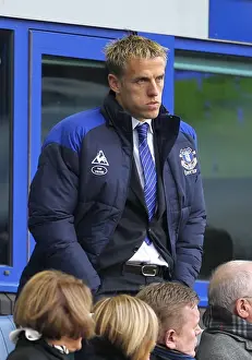 29 October 2011, Everton V Manchester United Prints: Phil Neville's Homecoming: Everton vs Manchester United